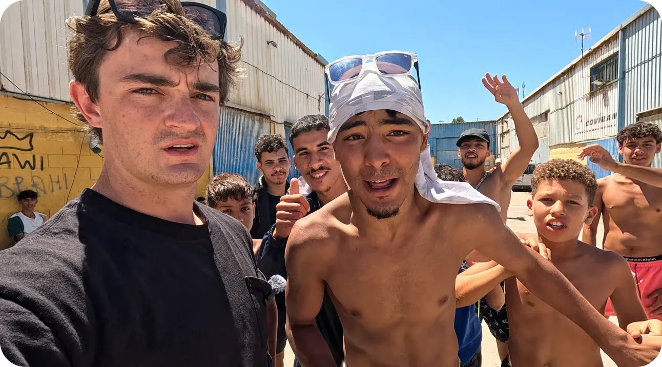 Test Article Nick Shirley Chased With a Knife in Ceuta updated